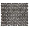 Cascade Ridge Slate 11 in. x 13 in. Glazed Ceramic Penny Round Mosaic Tile (1.06 sq. ft./Each) by Daltile -Daltile Sales Store slate daltile ceramic tile cr08pnyrdhd1p2 64 1000