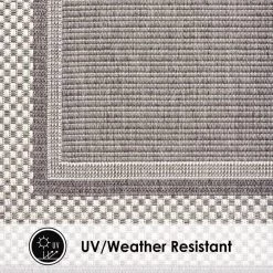 Tripoli Julie Grey/Ivory 5 ft. x 7 ft. Border Indoor/Outdoor Area Rug by Home Dynamix 11 Tripoli Julie Grey/Ivory 5 ft. x 7 ft. Border Indoor/Outdoor Area Rug by Home Dynamix -Daltile Sales Store steel gray home dynamix outdoor rugs 2 421 750 40 1000