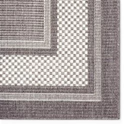 Tripoli Julie Grey/Ivory 5 ft. x 7 ft. Border Indoor/Outdoor Area Rug by Home Dynamix 14 Tripoli Julie Grey/Ivory 5 ft. x 7 ft. Border Indoor/Outdoor Area Rug by Home Dynamix -Daltile Sales Store steel gray home dynamix outdoor rugs 2 421 750 c3 1000