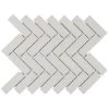 Restore Matte Stone Gray Herringbone 9 in. x 12 in. x 6.35 mm Glazed Ceramic Mosaic Tile (0.6 sq. ft./Each) by Daltile
