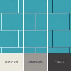 Restore 3 in. x 6 in. Glazed Ceramic Teal Subway Tile (12.5 sq. ft / Case) by Daltile -Daltile Sales Store teal daltile ceramic tile 104936mod1p2 1d 1000