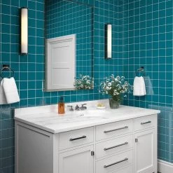 Restore Teal 4-1/4 in. x 4-1/4 in. Glazed Ceramic Wall Tile (12.5 sq. ft / Case) by Daltile -Daltile Sales Store teal daltile ceramic tile 1049441p2 e1 1000