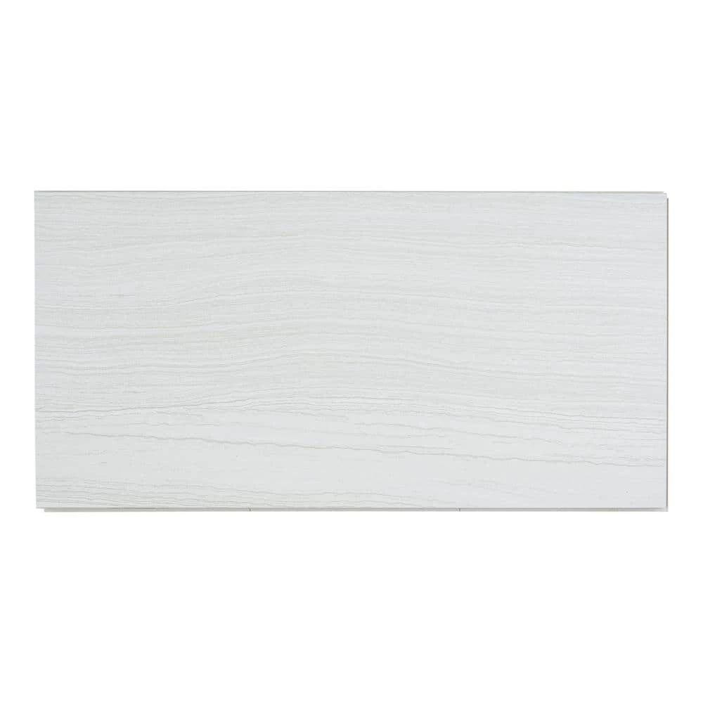 QuicTile 12 in. x 24 in. Tower White Matte Porcelain Locking Floor Tile (9.6 sq. ft. / case) by Daltile 7 QuicTile 12 in. x 24 in. Tower White Matte Porcelain Locking Floor Tile (9.6 sq. ft. / case) by Daltile - Image 5