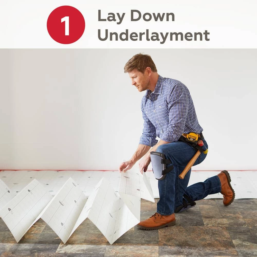 QuicTile 12 in. x 24 in. Tower White Matte Porcelain Locking Floor Tile (9.6 sq. ft. / case) by Daltile 10 QuicTile 12 in. x 24 in. Tower White Matte Porcelain Locking Floor Tile (9.6 sq. ft. / case) by Daltile - Image 8