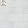 QuicTile 12 in. x 24 in. Tower White Matte Porcelain Locking Floor Tile (9.6 sq. ft. / case) by Daltile