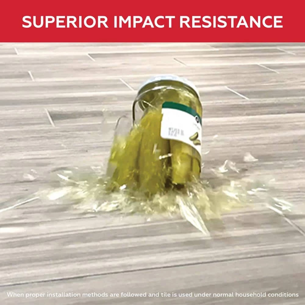 QuicTile 12 in. x 24 in. Tower White Matte Porcelain Locking Floor Tile (9.6 sq. ft. / case) by Daltile 14 QuicTile 12 in. x 24 in. Tower White Matte Porcelain Locking Floor Tile (9.6 sq. ft. / case) by Daltile - Image 12