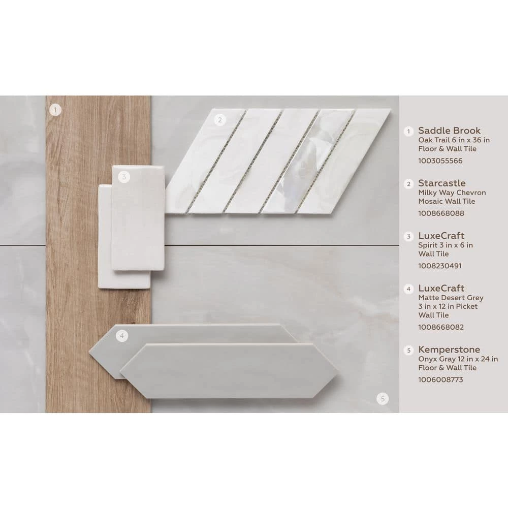 Saddle Brook Oak Trail 6 in. x 36 in. Glazed Porcelain Floor and Wall Tile (13.05 sq. ft. / case) by Daltile 8 Saddle Brook Oak Trail 6 in. x 36 in. Glazed Porcelain Floor and Wall Tile (13.05 sq. ft. / case) by Daltile - Image 6