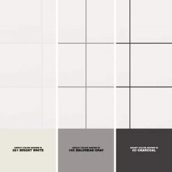 Semi-Gloss White 4-1/4 in. x 4-1/4 in. Ceramic Wall Tile (12.5 sq. ft. / case) by Daltile -Daltile Sales Store white daltile ceramic tile 0100441p4 1d 1000