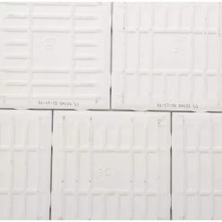 Semi-Gloss White 4-1/4 in. x 4-1/4 in. Ceramic Wall Tile (12.5 sq. ft. / case) by Daltile -Daltile Sales Store white daltile ceramic tile 0100441p4 44 1000