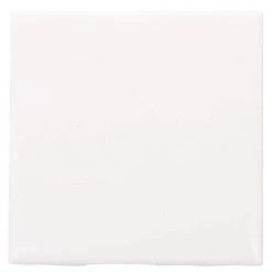 Semi-Gloss White 4-1/4 in. x 4-1/4 in. Ceramic Wall Tile (12.5 sq. ft. / case) by Daltile
