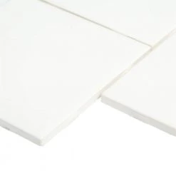 Semi-Gloss White 4-1/4 in. x 4-1/4 in. Ceramic Wall Tile (12.5 sq. ft. / case) by Daltile -Daltile Sales Store white daltile ceramic tile 0100441p4 c3 1000