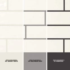 LuxeCraft White 3 in. x 12 in. Glazed Ceramic Subway Wall Tile (12 sq. ft. / case) by Daltile -Daltile Sales Store white daltile ceramic tile lc15312hd1p2 1d 1000