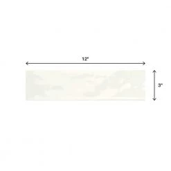 LuxeCraft White 3 in. x 12 in. Glazed Ceramic Subway Wall Tile (12 sq. ft. / case) by Daltile -Daltile Sales Store white daltile ceramic tile lc15312hd1p2 66 1000