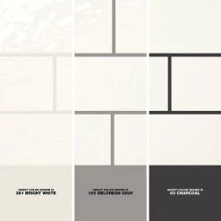 LuxeCraft White 4 in. x 8 in. Glazed Ceramic Subway Wall Tile (10.5 sq. ft. / case) by Daltile -Daltile Sales Store white daltile ceramic tile lc1548modhd1p2 1d 1000