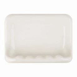 Bathroom Accessories White 4-3/4 in. x 6-3/8 in. Wall Mount Ceramic Soap Dish by Daltile