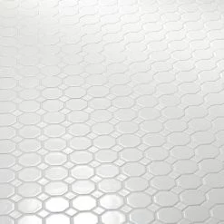 Matte White Octagon Dot 12 in. x 12 in. x 6 mm Ceramic Mosaic Floor and Wall Tile (1 sq. ft./Each) by Daltile -Daltile Sales Store white white dot daltile ceramic tile 65012oct01cc1p2 77 1000